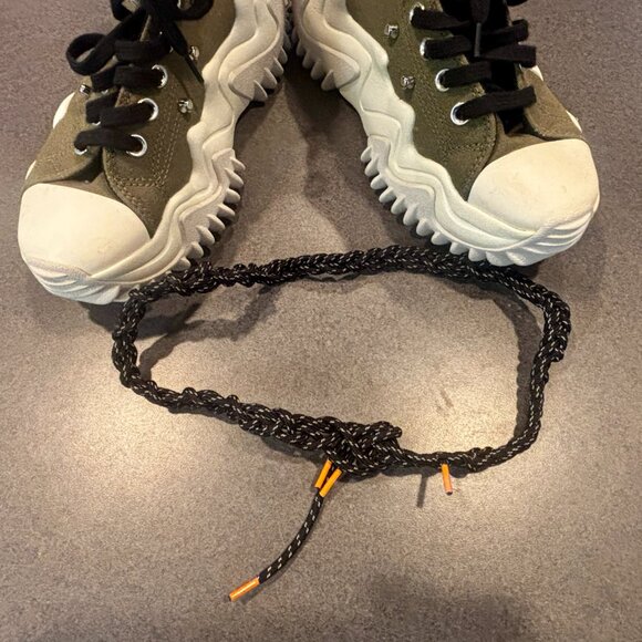 Converse Run Star Motion High GREEN Chuck Taylor M 7/W 8.5Platform....EUC!!!!!! - Picture 9 of 9